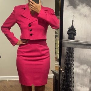 Very Rare and Vintage Christian Dior Suit in BARBIE🎀Pink